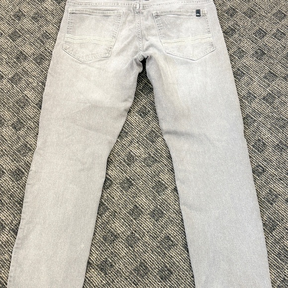 Buffalo David Bitton Light Gray Slim Straight Jeans 32/30 - Picture 11 of 13